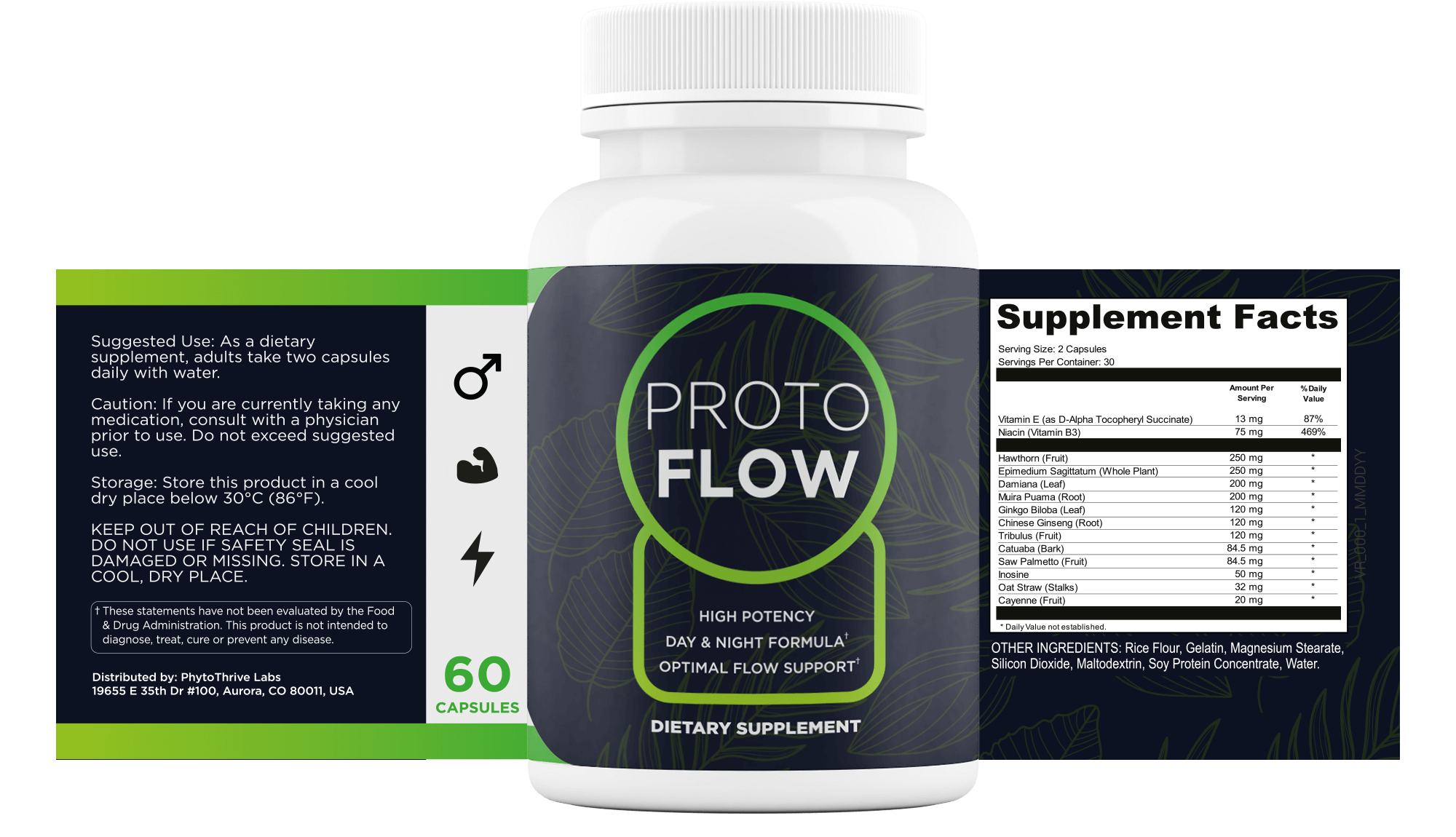 Proto Flow supplement facts